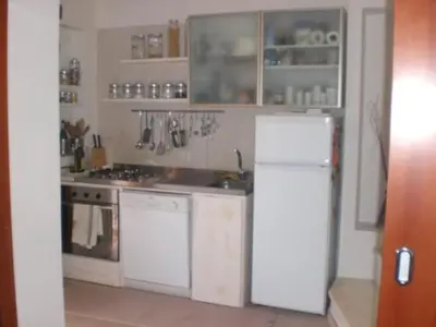 Cucina o angolo cottura di Casa Vacanza la terrazza panoramica a 200 mt dal mare