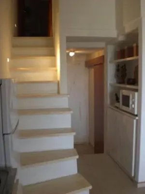 Cucina o angolo cottura di Casa Vacanza la terrazza panoramica a 200 mt dal mare