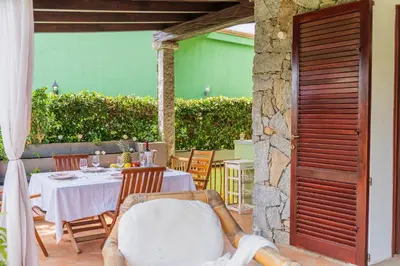 Patio o area all'aperto di Villa Sweet Simius