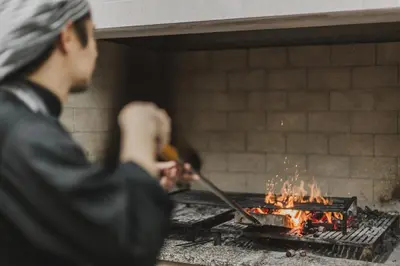 Attrezzature per barbecue disponibili per gli ospiti dell'affittacamere