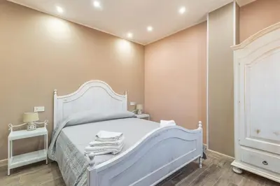 Letto o letti in una camera di B&B da Chiara