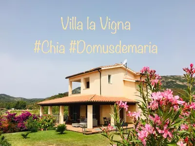 Paesaggio naturale nelle vicinanze della villa