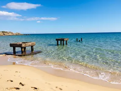 Paesaggio naturale nelle vicinanze della villa