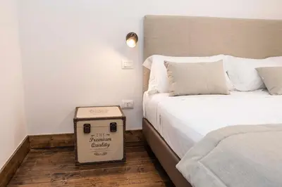 Letto o letti in una camera di Piccolo Feudo