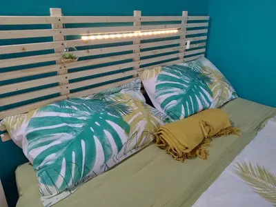 Letto o letti in una camera di B&B Taccu Maccu