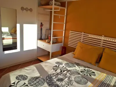 Letto o letti in una camera di B&B Taccu Maccu