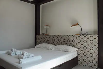 Letto o letti in una camera di Casa Clementa