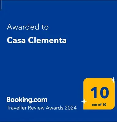 Certificato, attestato, insegna o altro documento esposto da Casa Clementa