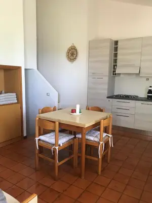 Cucina o angolo cottura di Domus Carlotta Apartment with sea view Villasimius