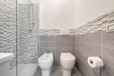 Bagno di Domus Carlotta Apartment with sea view Villasimius