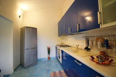 Cucina o angolo cottura di Villa Azzurra nel centro di Costa Rei