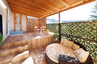 Area soggiorno di Villa Celeste
