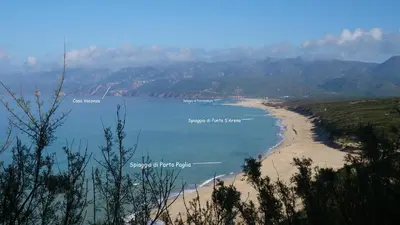 Paesaggio naturale nelle vicinanze della villa
