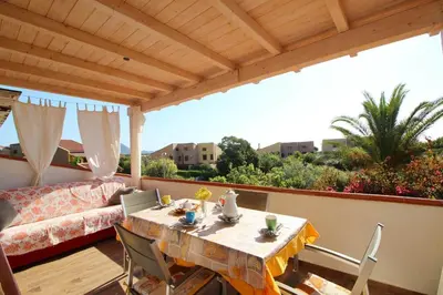 Balcone o terrazza di Costa Rei Bilo Turagri vista mare