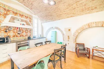 Cucina o angolo cottura di Archi di Castello, Storia e Design 3Br-WiFi-AC