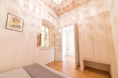 Letto o letti in una camera di Archi di Castello, Storia e Design 3Br-WiFi-AC