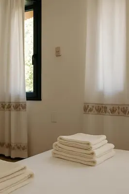Letto o letti in una camera di Villa Nunzia Panoramica Vista Mare Capitana