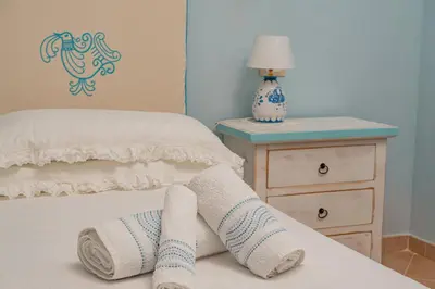 Letto o letti in una camera di Villa Mirto Green House