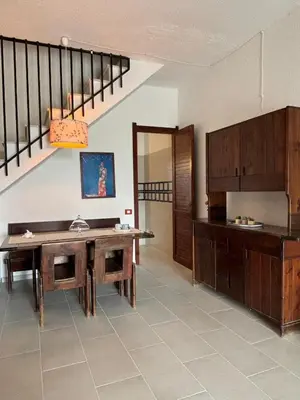 Cucina o angolo cottura di Splendida villetta Kal'e Moru