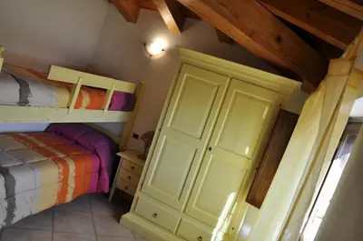 Letto o letti in una camera di B&B Casa Ghiani