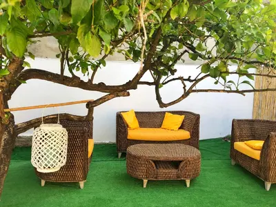 Area soggiorno di BnB Le Janas