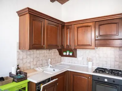 Cucina o angolo cottura di La Casa Del Mare Tanca Piras