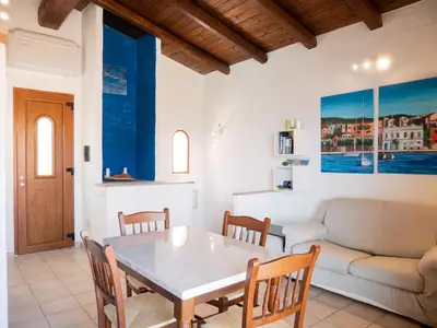 Area soggiorno di La Casa Del Mare Tanca Piras