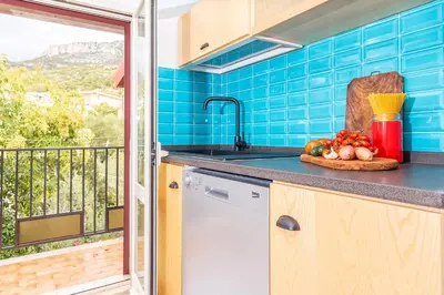 Cucina o angolo cottura di Casa Cala Luna