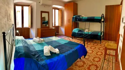 Letto o letti in una camera di Il Terrazzino Iglesias
