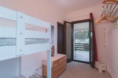 Letto o letti in una camera di Casa Fiore