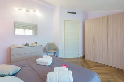 Letto o letti in una camera di exclusive use swimming pool available from 1May to 30 October
