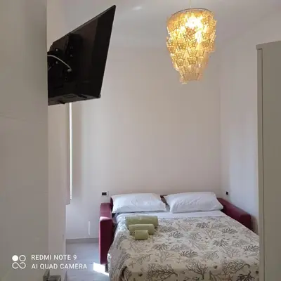 Letto o letti in una camera di Red Moon