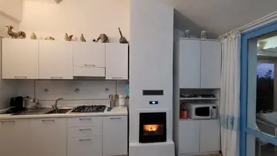 Cucina o angolo cottura di Villetta Brunetti, Sant'Elmo Costa Rei
