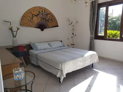 Letto o letti in una camera di Casa Monika