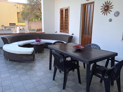 Area soggiorno di Guest House Oleandro