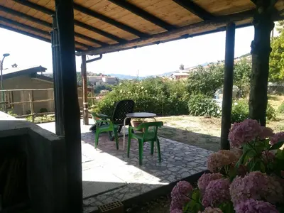 Balcone o terrazza di Aritzo appartamento bello e comodo