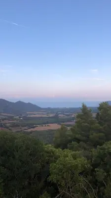 Paesaggio naturale nelle vicinanze of country house