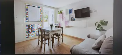TV o dispositivi per l'intrattenimento presso APPARTAMENTO 5 pers PARCHEGGIO