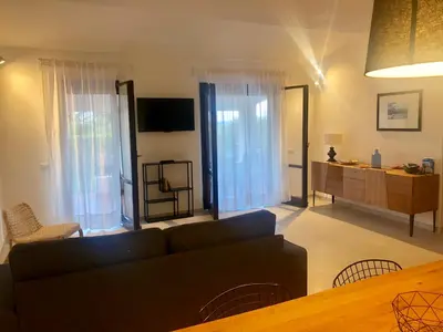 TV o dispositivi per l'intrattenimento presso Villa Matu’