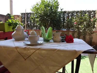 Balcone o terrazza di B&B SA SPIGA