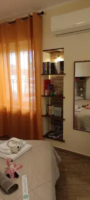 Letto o letti in una camera di Casa Il Nido