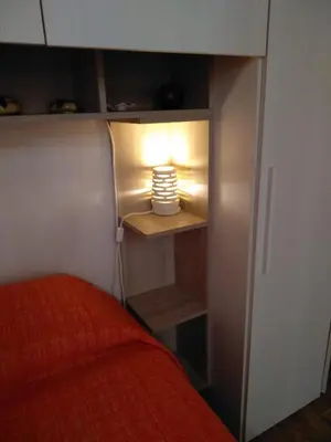 Letto o letti in una camera di Casa Il Nido