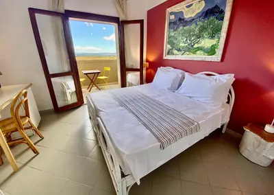 Letto o letti in una camera di Hotel Galman