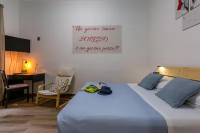 Letto o letti in una camera di Sa Babbaiola