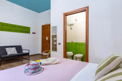 Letto o letti in una camera di Sa Babbaiola
