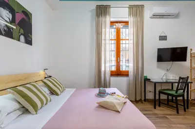 Letto o letti in una camera di Sa Babbaiola