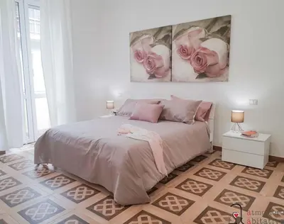 Letto o letti in una camera di CASACRIZIA