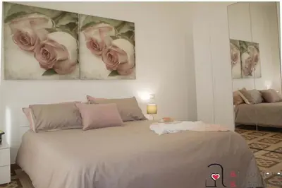 Letto o letti in una camera di CASACRIZIA