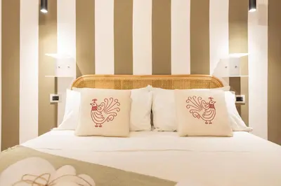 Letto o letti in una camera di Cagliari Old Town B&B