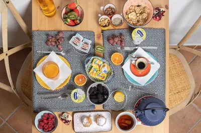 Cibo presso il bed & breakfast o nelle vicinanze
